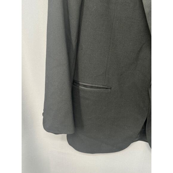Christian Dior Le Connaisseur Tuxedo Jacket Mens 42R Black Satin Lapel Made USA - Picture 3 of 14